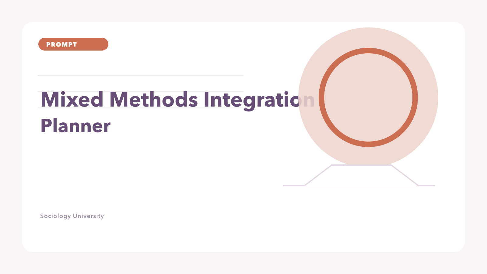 PROMPT: Mixed Methods Integration Planner