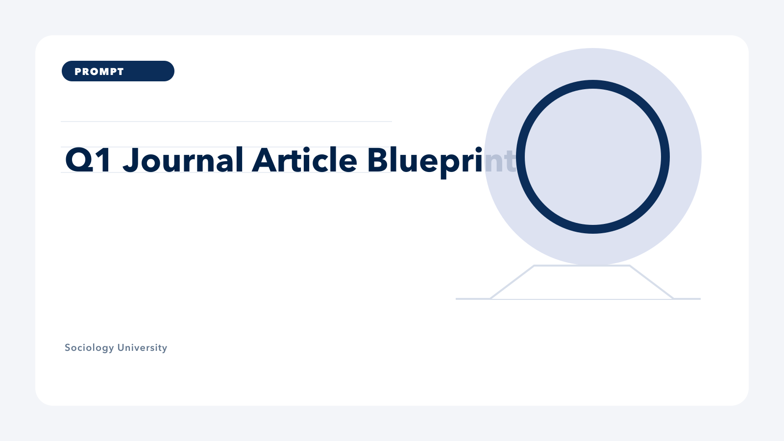 PROMPT: Q1 Journal Article Blueprint