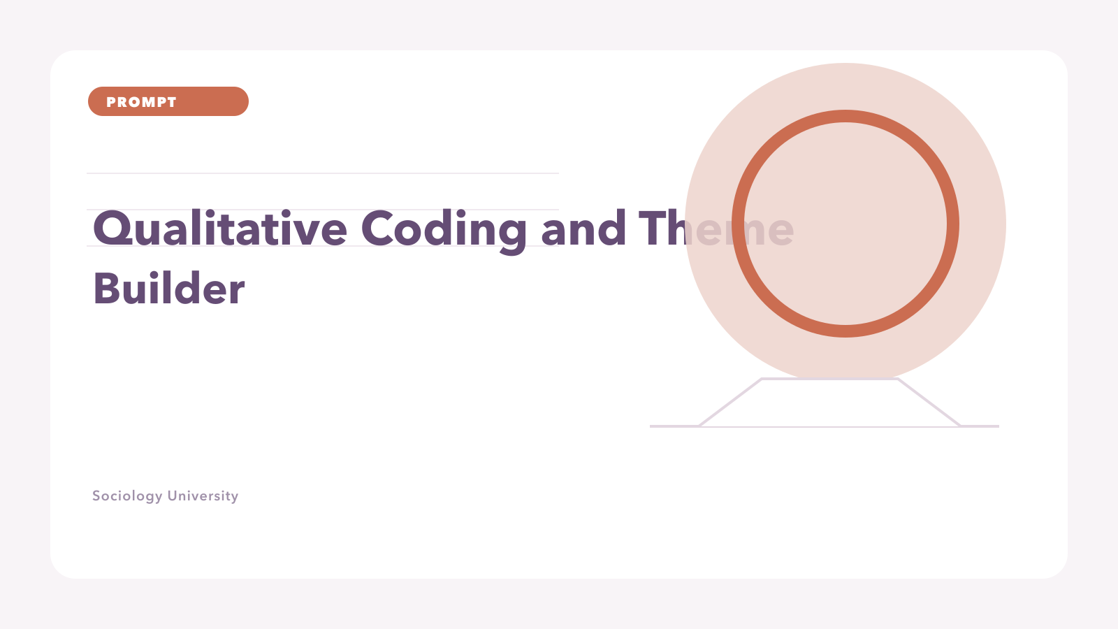 PROMPT: Qualitative Coding and Theme Builder