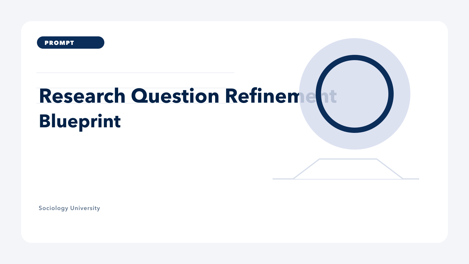 PROMPT: Research Question Refinement Blueprint