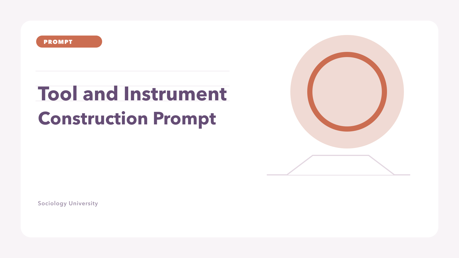 PROMPT: Tool and Instrument Construction Prompt